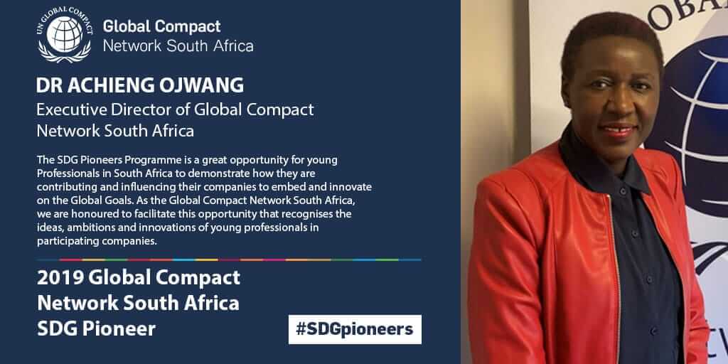 Dr Achieng SDG statement